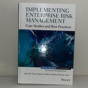 Implementing Enterprise Risk Management - Hardcover College Texbook by Fraser